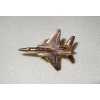 F 15 Eagle znaczek 3D samolot na pins złoty (id: 199)